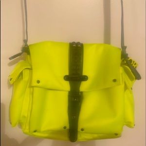 Olivia Studded Neon Messenger Bag | Michael Kors